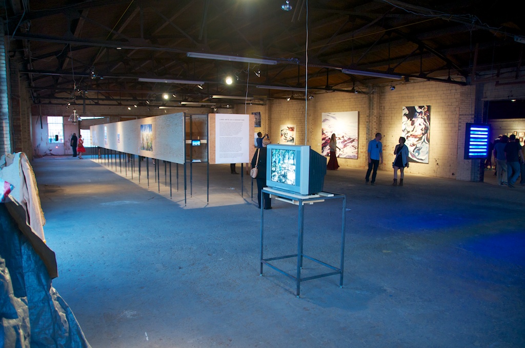 Land Arts 2012 Exhibition opening.